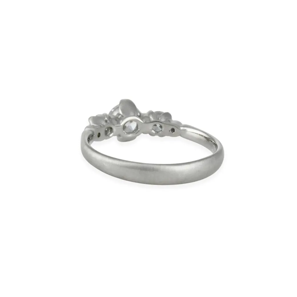 Adel Chefridi - Three Diamond Rosebud Ring