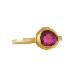 Ananda Khalsa - Rosecut Pink Sapphire Ring