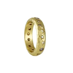 Annie Fensterstock - Scattered Fancy Diamond Band