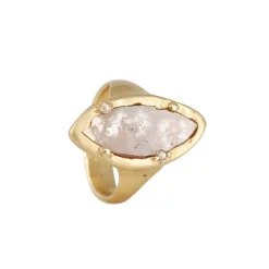 Atelier Narcé - North South Marquise Rose Cut Diamond Ring