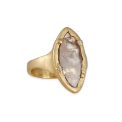 Atelier Narcé - North South Marquise Rose Cut Diamond Ring