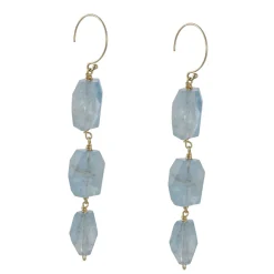 Brooklyn Gemologist - Aquamarine Dangle Earrings