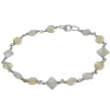 Brooklyn Gemologist - Prehnite and Citrine Bracelet