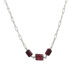Brooklyn Gemologist - Rectangular Tourmaline Necklace