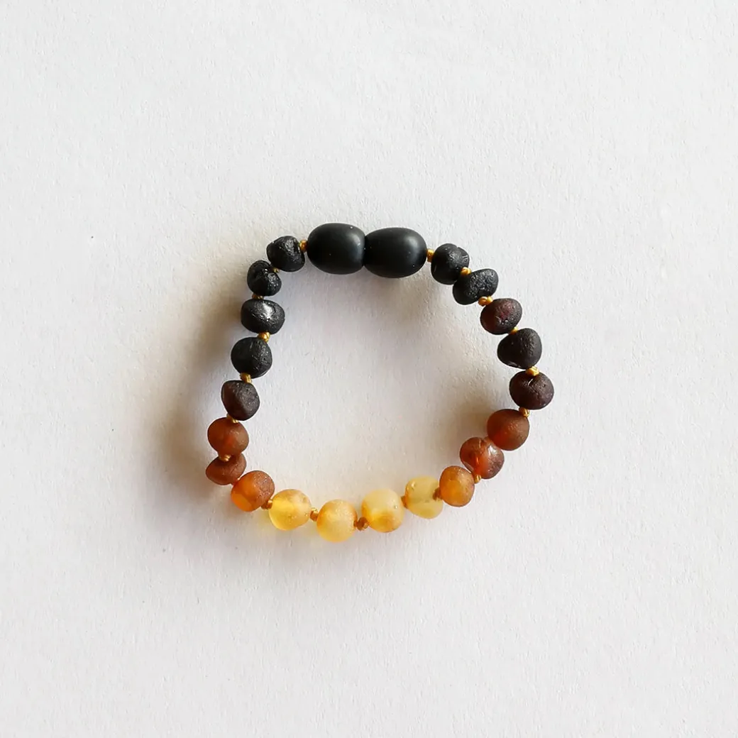 Canyon Leaf - Raw Ombrè Bracelet with Screw Clasp