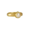 Caroline Ellen - Pear-shaped Diamond Solitaire in 20K Gold