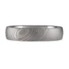 Chris Ploof - Damascus Steel Wedding Band with Storm's Eye Pattern