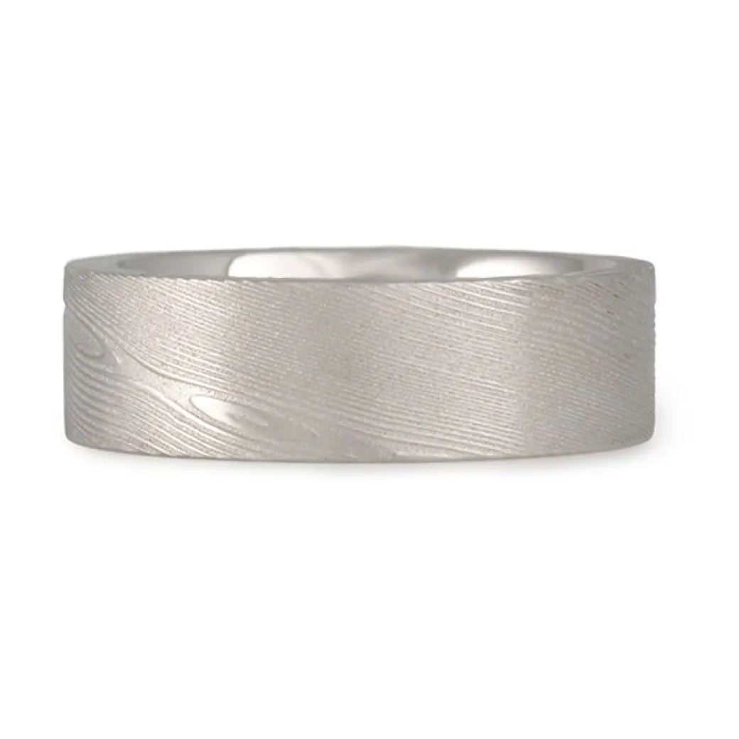 Chris Ploof - 7mm Pathways Damascus Steel Band