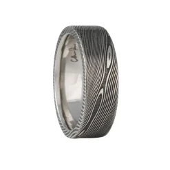 Chris Ploof - 7mm Pathways Damascus Steel Band