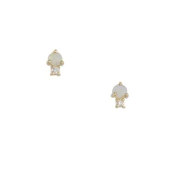 CP Collection - Opal and Diamond Sibling Studs