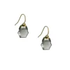 Danielle Welmond - Green Amethyst Hexagon Drop Earrings
