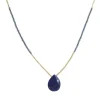 Debbie Fisher - Lapis Teardrop Necklace