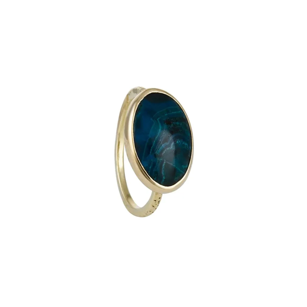 Emily Amey - Chryso Malachite Ring