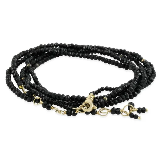 Hill House - Spinel and Pyrite Convertible Wrap Bracelet/Necklace