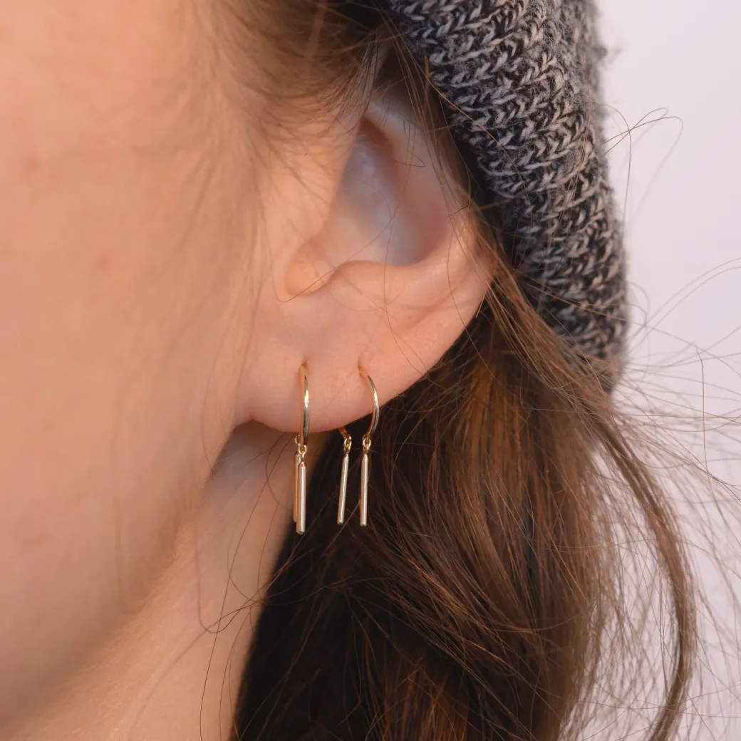 Jack & G - Baby Chime Earrings in 14k (Single)