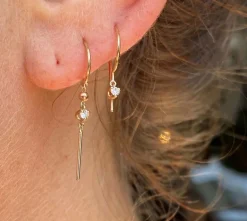 Jack & G - Huggie w/2mm diamond and bits (single)