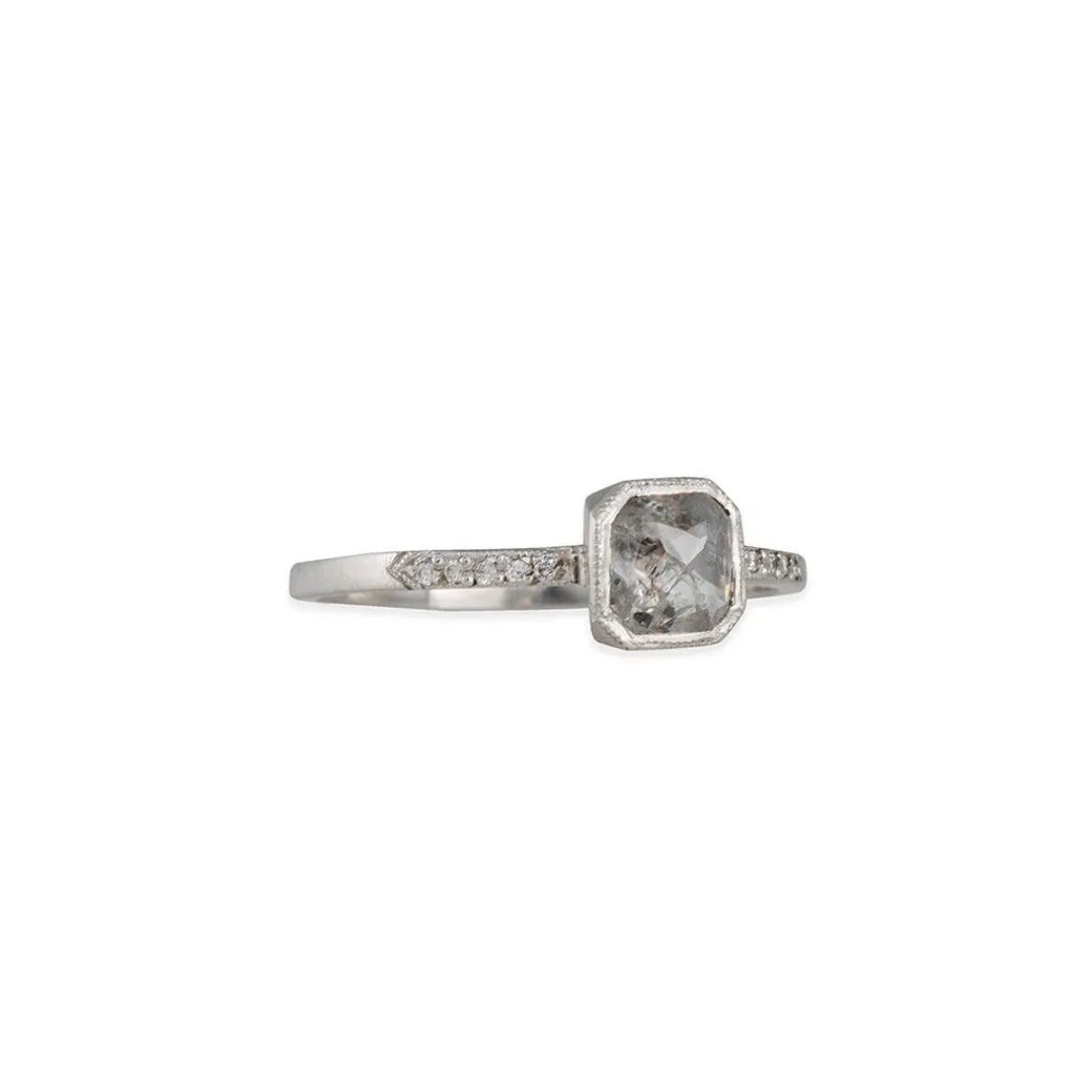 Jennifer Dawes - Grey Diamond Blockette Solitaire