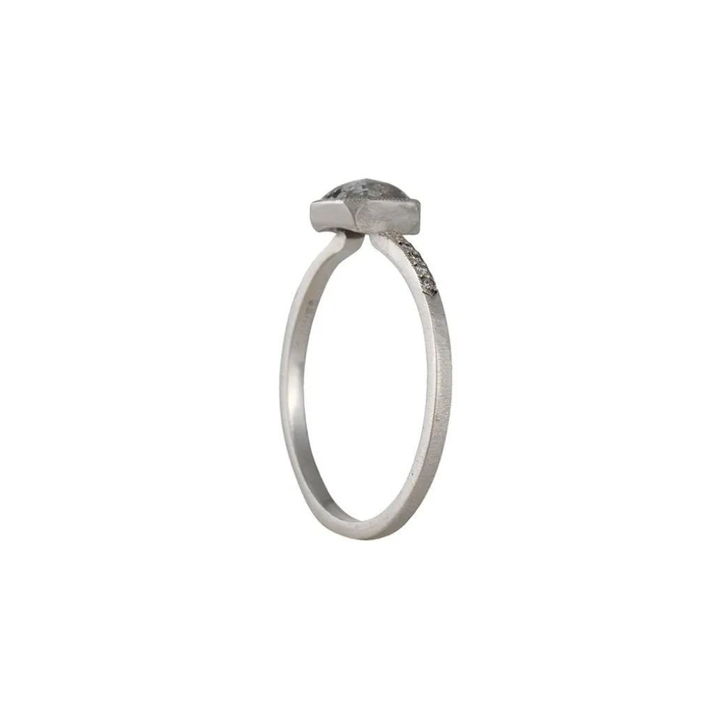 Jennifer Dawes - Grey Diamond Blockette Solitaire
