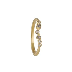 Jennifer Dawes - Rosecut Diamond Curve Band