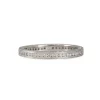 Jolie - Channel Set Diamond Eternity Band with Milgrain in 18K White Gold