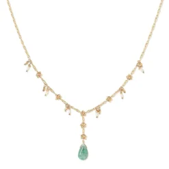 Kate Winternitz - Emerald Sakura Necklace