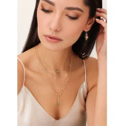 Kate Winternitz - Emerald Sakura Necklace