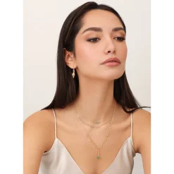 Kate Winternitz - Emerald Sakura Necklace