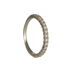 Kima – French Cut Half Eternity Band