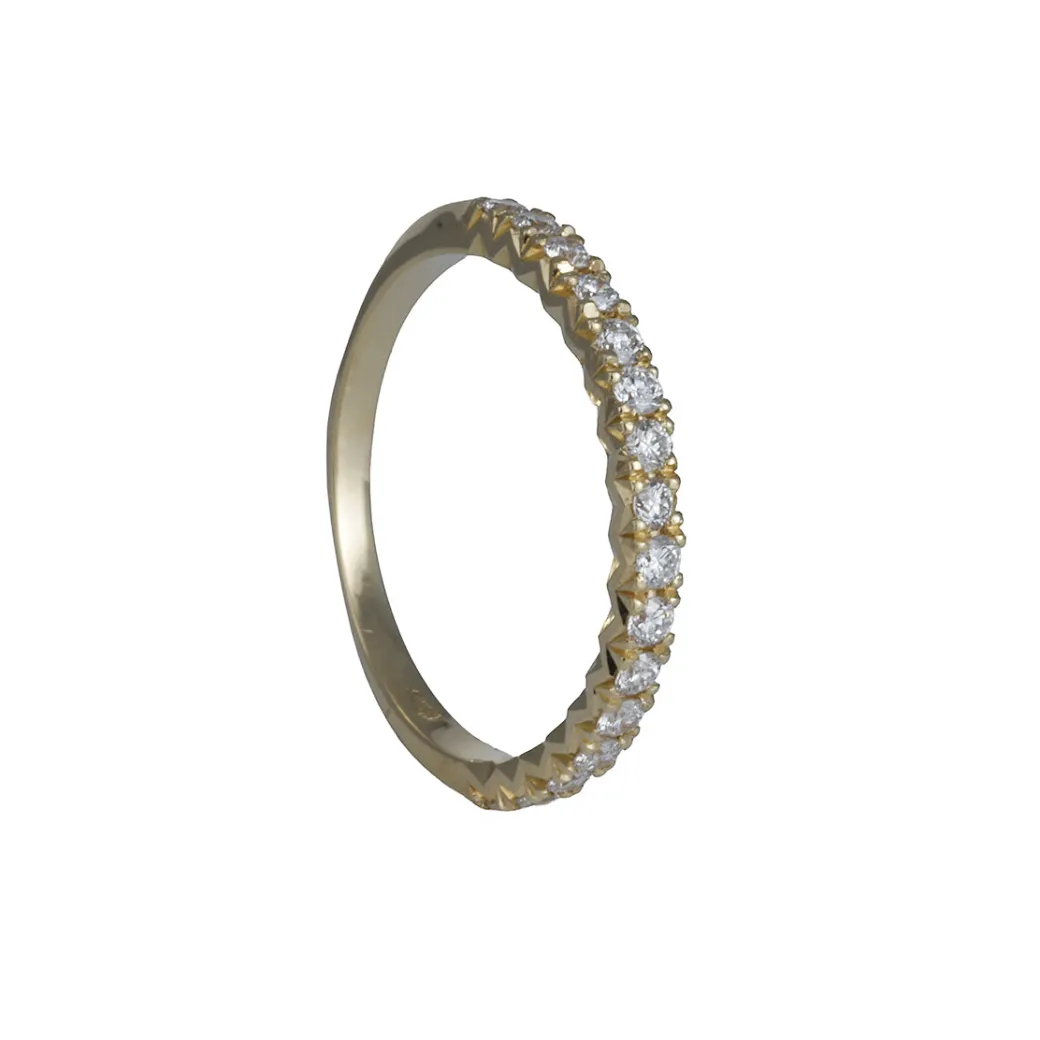 Kima – French Cut Half Eternity Band