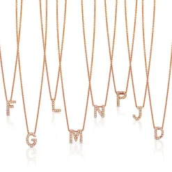 Liven - Upper Case Petite Initial Pendant