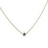 Liven Co. - Flower Necklace with Sapphire