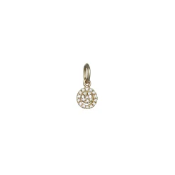 Liven Co – Small Diamond Smiley Face Pendant