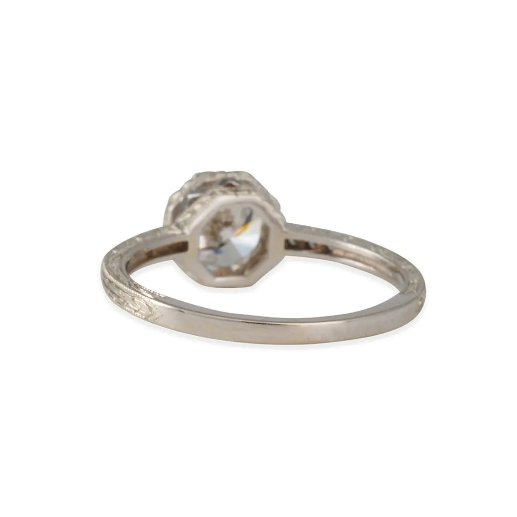 Lori Mclean - Engraved Octagon Solitaire