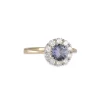 Lori Mclean - Montana Sapphire Diamond Halo Ring