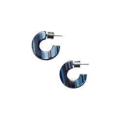 Machete – Muse Hoops in Indigo