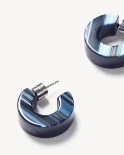 Machete – Muse Hoops in Indigo