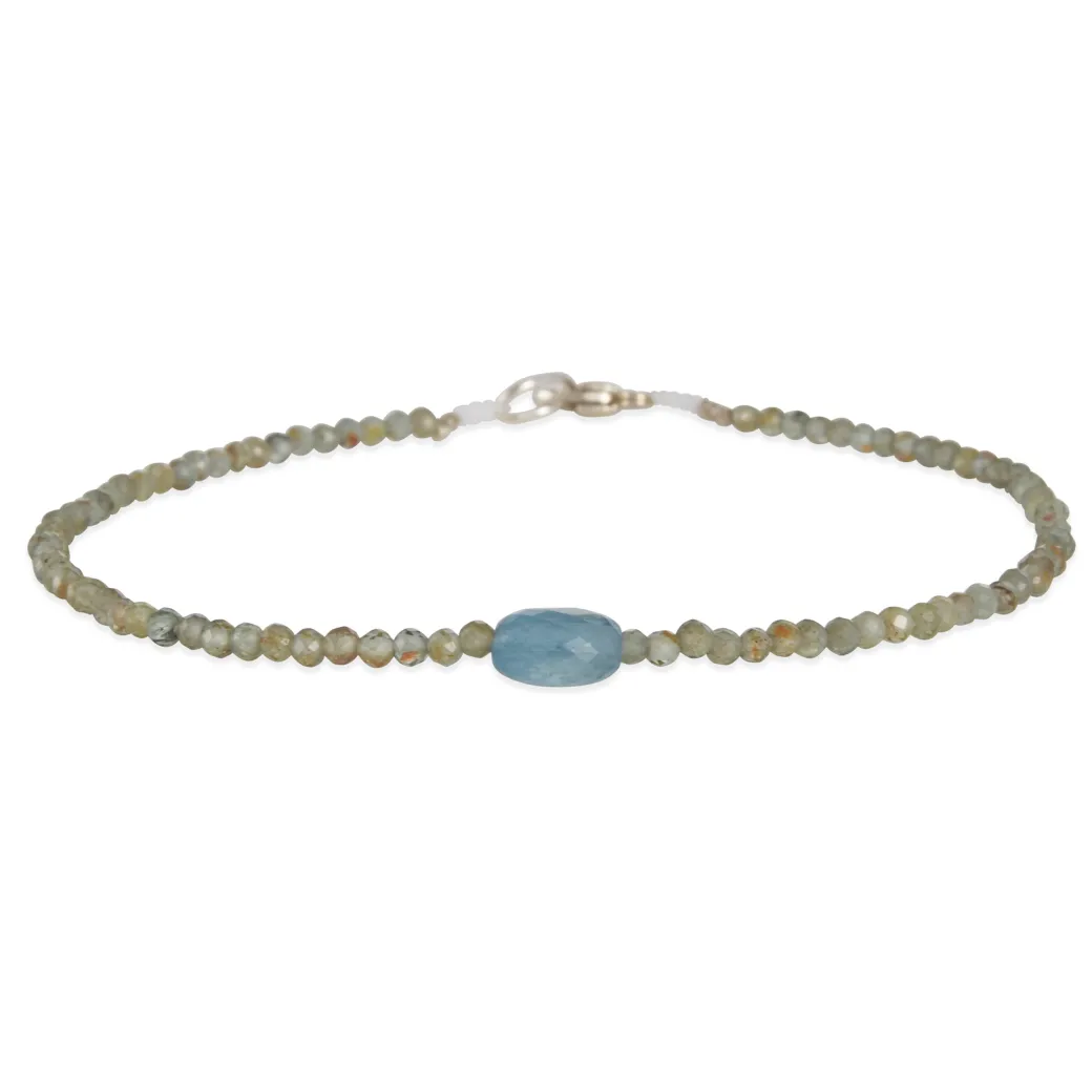 Margaret Solow – Grandidierite & Aquamarine Bracelet