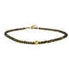 Margaret Solow – Pyrite Beaded Bracelet with 18k Gold Bead