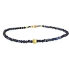 Margaret Solow – Sapphire Beaded Bracelet with 18k Gold Bead