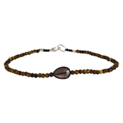 Margaret Solow – Teardrop Tourmaline & Cat’s Eye Bracelet