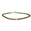 Margaret Solow – Tourmaline Beaded Bracelet with 18k Gold Bead