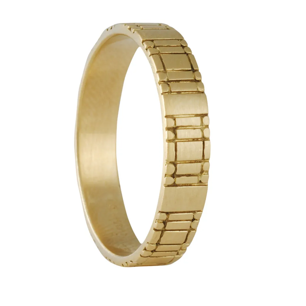 Marian Maurer - Code Band in 18k Gold
