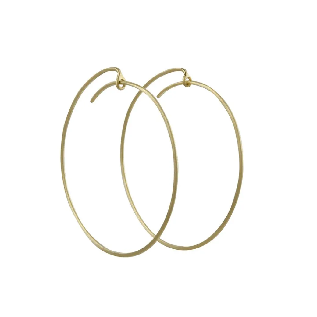 Marian Maurer - Lucky Hoops - 18ky gold