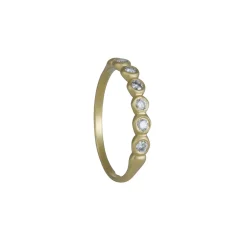 Marian Maurer – Porch Skimmer Band – 18k Gold with Diamonds