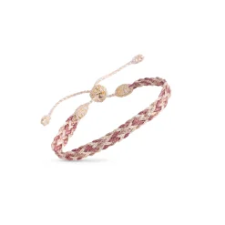 Maäyaz - Zyn n°2 Bracelet in Gold Silver and Mahogany