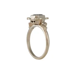 Megan Thorne - Picture Frame Ring with Radiant Cut Diamond