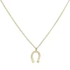 Melissa Joy Manning - Horseshoe with Diamond Necklace