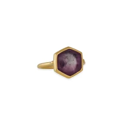 Monaka Jewelry -Trapiche Sapphire Ring
