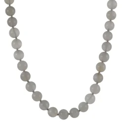 Monica Marcella – Grey Moonstone Ojo Clasp Necklace