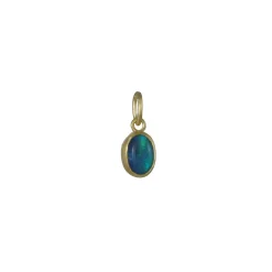 Monica Marcella - Oval Boulder Opal Pendant